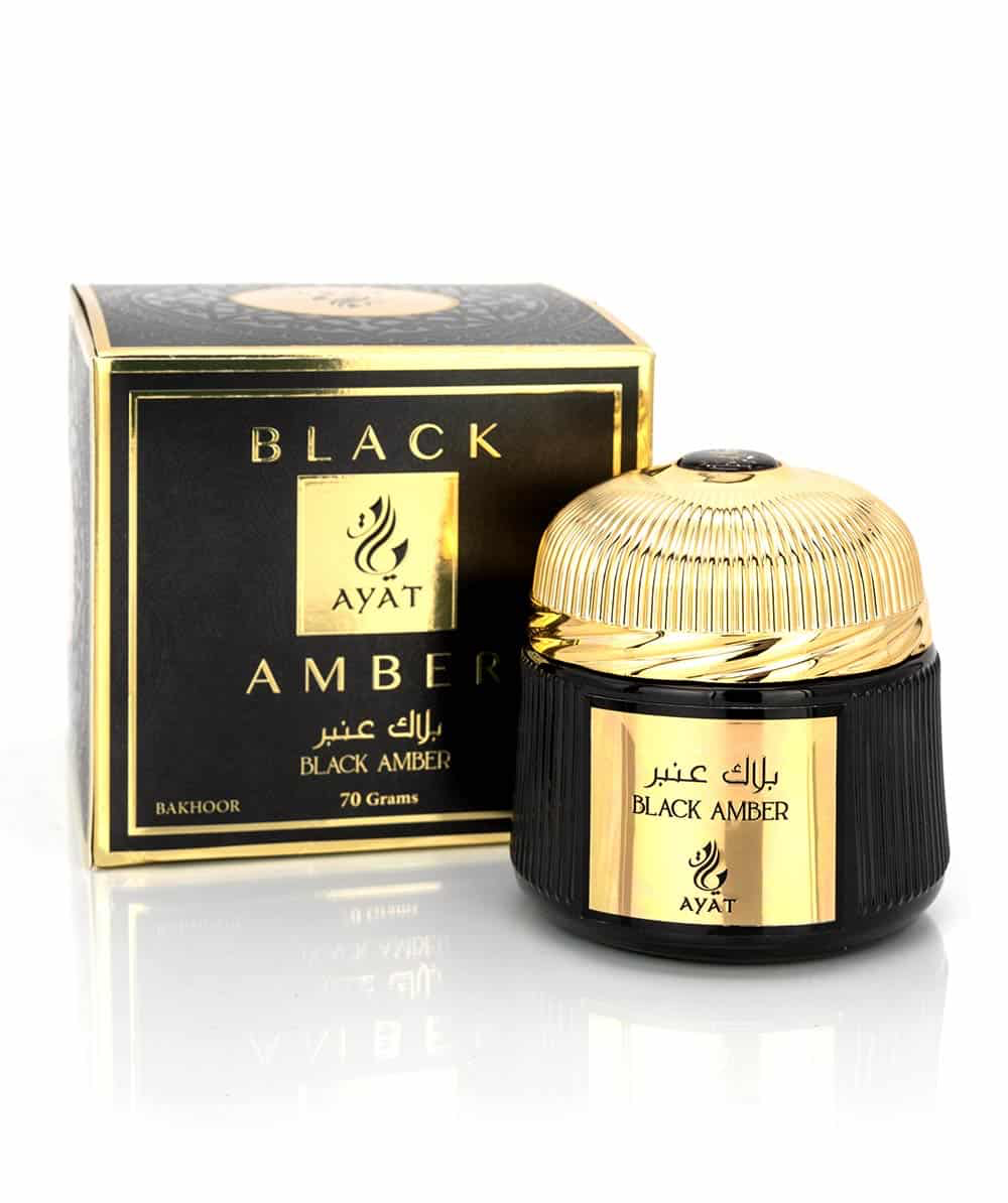 Bakhoor Black Amber – Ayat Perfumes – 70g